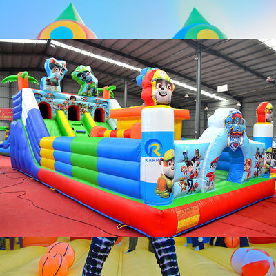 Logotipo personalizado aceitável grande escorrega inflável ideal para aluguel de festas e eventos