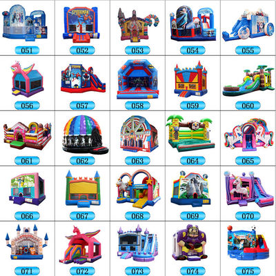 14 Anos de idade Negócios de qualidade Inflable Casa de salto com escorrega e piscina