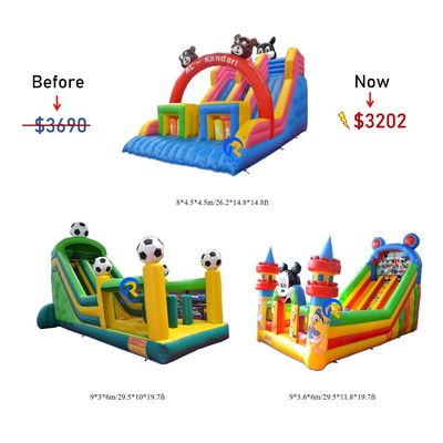 Slides infláveis Casa de salto para crianças Entretenimento interior ao ar livre Aluguel de festas