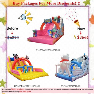 Slides infláveis Casa de salto para crianças Entretenimento interior ao ar livre Aluguel de festas