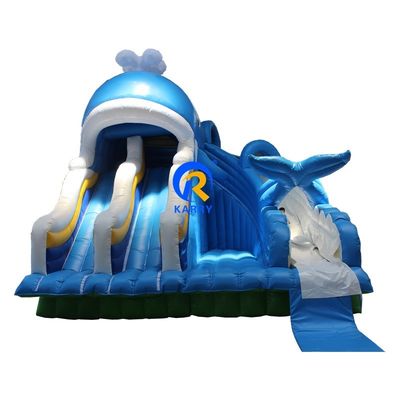 PVC portátil de 0,55 mm de lonas de água inflável com piscinas e brinquedos de bola de natação