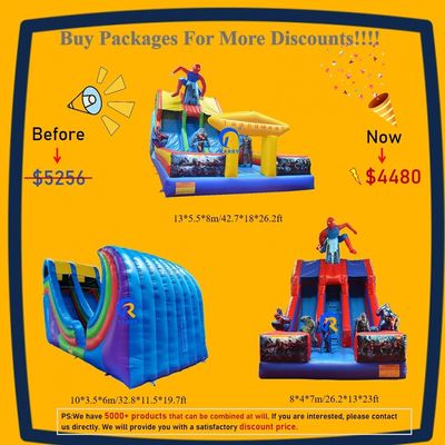 Slides infláveis Casa de salto para crianças Entretenimento interior ao ar livre Aluguel de festas