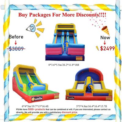 Slides infláveis Casa de salto para crianças Entretenimento interior ao ar livre Aluguel de festas