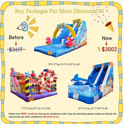 Slides infláveis Casa de salto para crianças Entretenimento interior ao ar livre Aluguel de festas