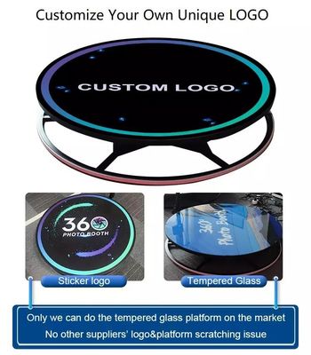 Dispositivos compatíveis com Gro 115cm 360 Photo Booth Machine com caixa e controle de emergência