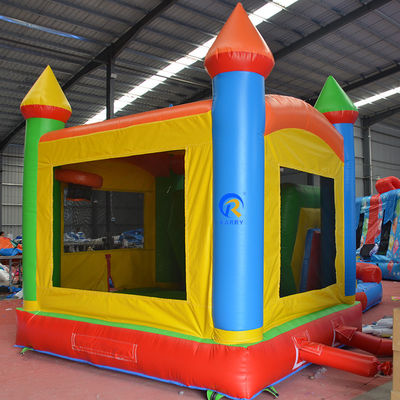 Casa de salto inflável de Pvc de cor comercial com slide combo