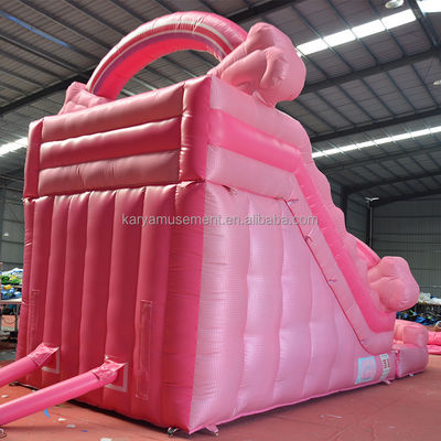 Meninas Pink inflável 26 pés piscina de escorrega de água Perfeito para aluguel comercial e diversão