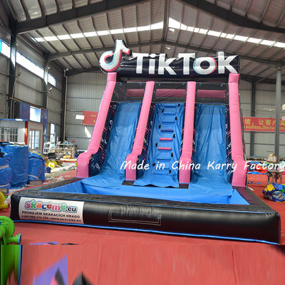 PVC 26FT Bouncer inflável Parque de jogos Bounce House Slide de água Crianças Castelos saltantes