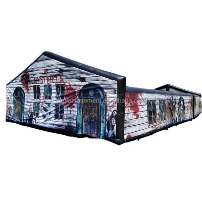 PVC inflável Zombies Labirinto para Adultos e Crianças Logotipo personalizável Labirinto Impresso