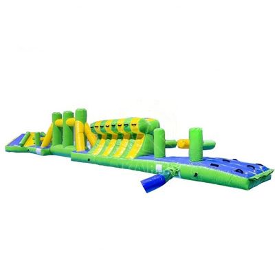 CE Certificado 16m Aqua Run Course Obstáculo Design colorido personalizado para parque aquático