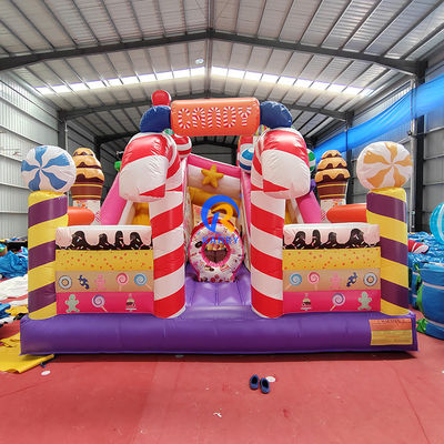 Entretenimento interior e exterior Festa comercial Aluguer de doces Slides infláveis Combinação