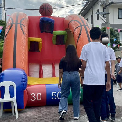 Blower Incluído Interativo Inflável Basquete/Futebol Jogo de Tiro Sport Party