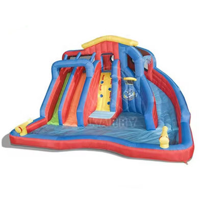 Entretenimento Flutuante na Água Parque de Deslizamentos de Água para Crianças com Piscina e Splash