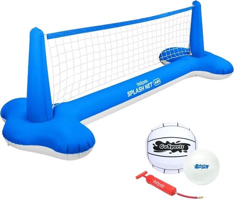 Atividades aquáticas e terrestres Rede de voleibol de praia inflável com design personalizado