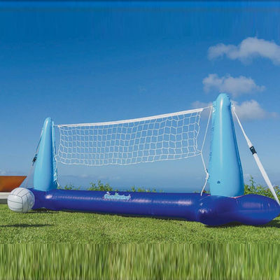 Atividades aquáticas e terrestres Rede de voleibol de praia inflável com design personalizado