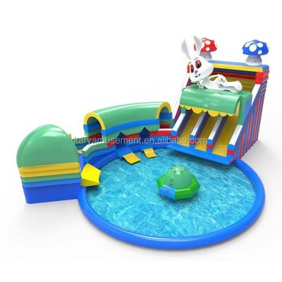 Piscina de tamanho grande Combo inflável piscina redonda parque aquático para crianças diversão