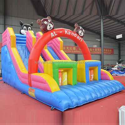 32ft 3 Bears Bouncer Trampoline House com Slides Infláveis e Durável