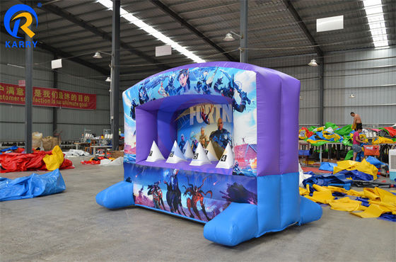Lançamento de jogo de tiro interativo Cama de salto inflável com sopro e cor personalizada