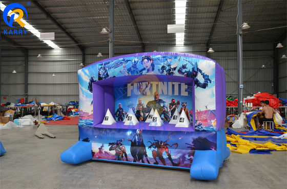 Lançamento de jogo de tiro interativo Cama de salto inflável com sopro e cor personalizada