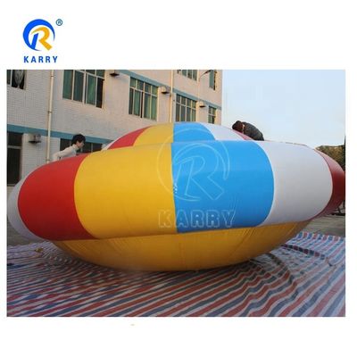 Tamanho do cliente Jogos aquáticos de barco inflável com capacidade máxima de 100-500 kg