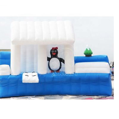 Piscina de grande porte Urso Polar Mundo Inflavel de Água com Slides de Água de Tamanho Personalizado