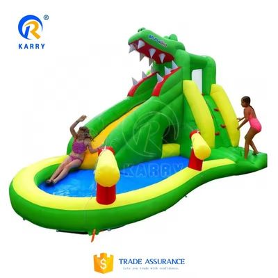 Melhore o seu parque de diversões com a nossa piscina de tamanho grande e combo de escorregador de água inflável