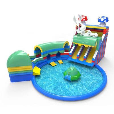 Capacidade máxima 100-500 kg Parque aquático inflável Atrações aquáticas Parque de diversões para festas