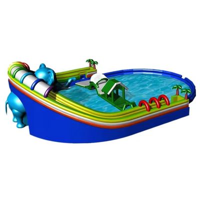 Capacidade máxima 100-500 kg Parque aquático inflável Atrações aquáticas Parque de diversões para festas