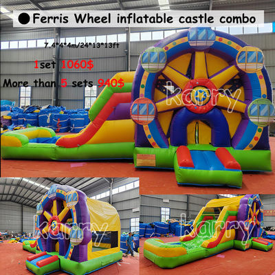 Crianças Inflável Bouncer Castelo Combinação de Entretenimento Interior e Exterior para Grande Tamanho