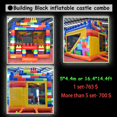 Crianças Inflável Bouncer Castelo Combinação de Entretenimento Interior e Exterior para Grande Tamanho