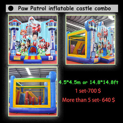 Crianças Inflável Bouncer Castelo Combinação de Entretenimento Interior e Exterior para Grande Tamanho