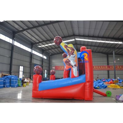 Campo de Jogos Inflável Jogo de Festa Personalizado Tiro de Basquete Trampolim