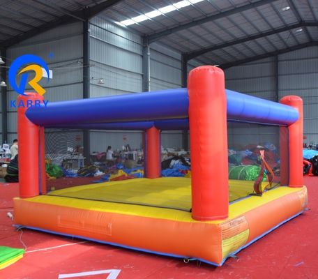 Adultos e Crianças Jogo Interativo Inflavel Boxe Ring Bounce Bed Trampolínia