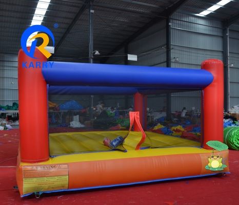 Adultos e Crianças Jogo Interativo Inflavel Boxe Ring Bounce Bed Trampolínia