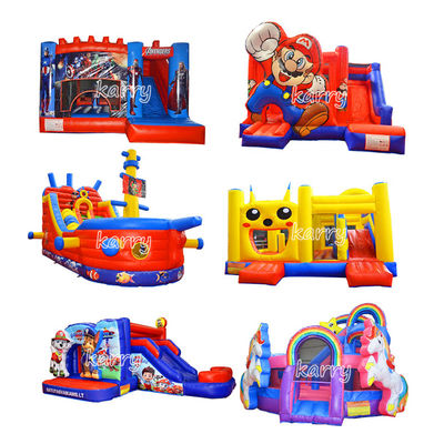 Coleção comercial de castelo inflável com kits de reparo de sopradores e logotipo personalizado