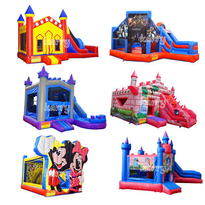 Coleção comercial de castelo inflável com kits de reparo de sopradores e logotipo personalizado