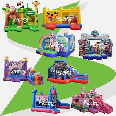 Festa de Crianças Inflável Bouncer Castelo Slide Combo Chateau Inflável Cor Personalizada