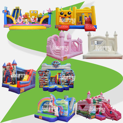 Festa de Crianças Inflável Bouncer Castelo Slide Combo Chateau Inflável Cor Personalizada