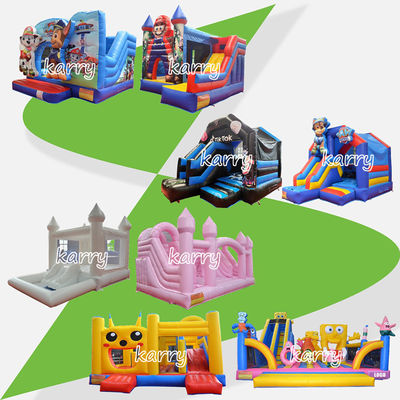 Festa de Crianças Inflável Bouncer Castelo Slide Combo Chateau Inflável Cor Personalizada