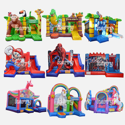 Festa de Crianças Inflável Bouncer Castelo Slide Combo Chateau Inflável Cor Personalizada