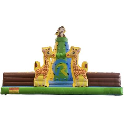 Jogos de Parque de diversões Jogos de salto de escalador inflável com sopro e cor personalizada