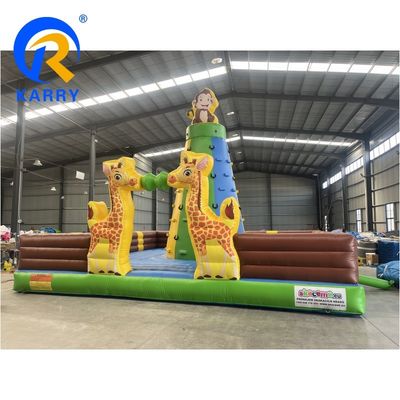Jogos de Parque de diversões Jogos de salto de escalador inflável com sopro e cor personalizada