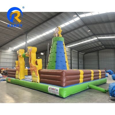 Jogos de Parque de diversões Jogos de salto de escalador inflável com sopro e cor personalizada