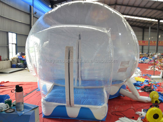 Tenda de globo de neve portátil de Halloween Balão inflável transparente para crianças