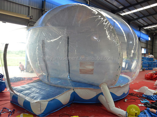 Tenda de globo de neve portátil de Halloween Balão inflável transparente para crianças