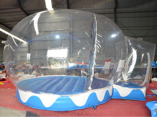 Tenda de globo de neve portátil de Halloween Balão inflável transparente para crianças
