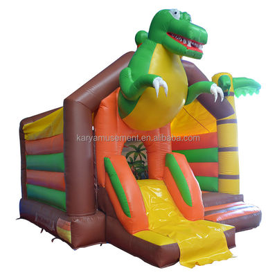 Kit de Reparação Incluído Interiores infláveis Dino Parque Dino Parque Castelo com escorrega