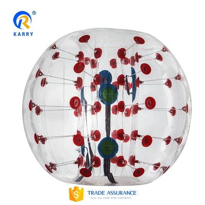 Dia 1m/1.1m/1.2m/1.5m/1.6m/1.8m Bola de bolhas inflável para bola de futebol