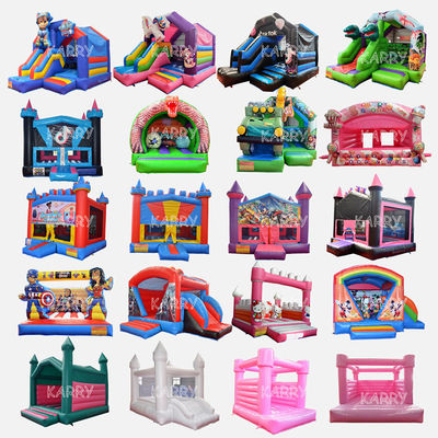 Big Mini Collection Inflatable Bouncy Houses com kits de reparação de slides incluídos