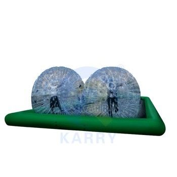 Baloiça Zorb inflável de brinquedo esportivo de plástico para adultos em jogos aquáticos ao ar livre